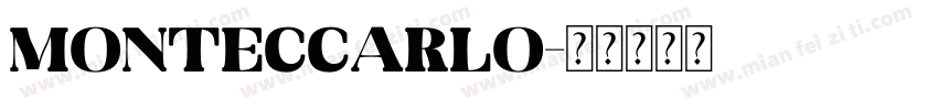 monteccarlo字体转换