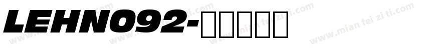 LEHN092字体转换