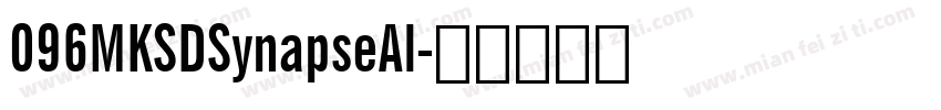 096MKSDSynapseAl字体转换