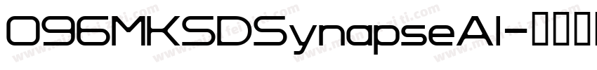 096MKSDSynapseAl字体转换