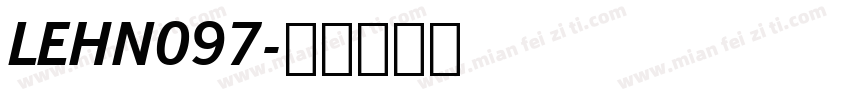 LEHN097字体转换