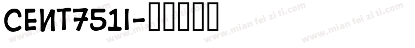 Cent751i字体转换