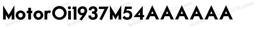 MotorOi1937M54字体转换