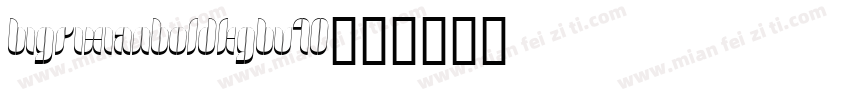BigrixianBoldkGBV10字体转换