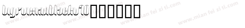 BigruixianBLACKV10字体转换