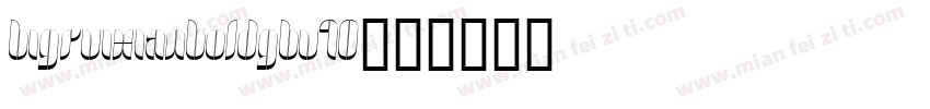 BigruixianBoldGBV10字体转换