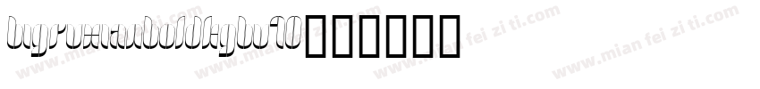 BigruxianBoldkGBV10字体转换