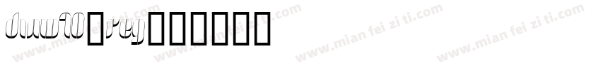 DINW10-Reg字体转换