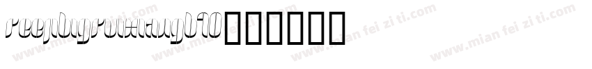 REEJIBigRuixianGB10字体转换