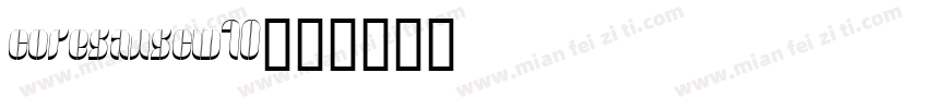 coresanscw10字体转换