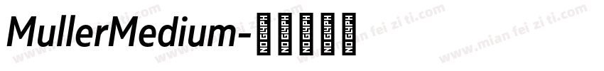 MullerMedium字体转换