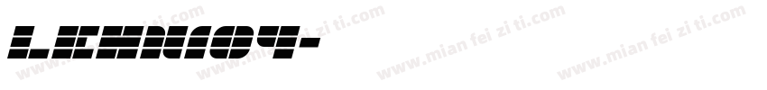 LEHN104字体转换