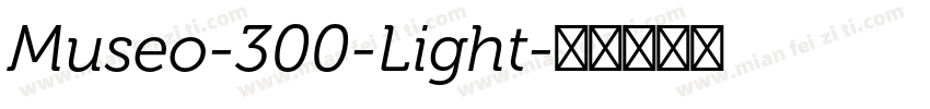 Museo-300-Light字体转换