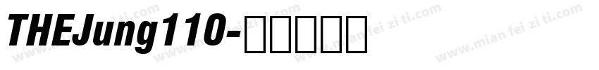 THEJung110字体转换