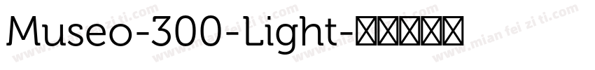 Museo-300-Light字体转换