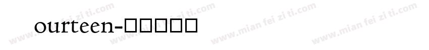 Fourteen字体转换
