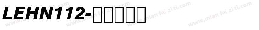 LEHN112字体转换