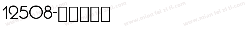 12508字体转换