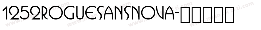 1252roguesansnova字体转换