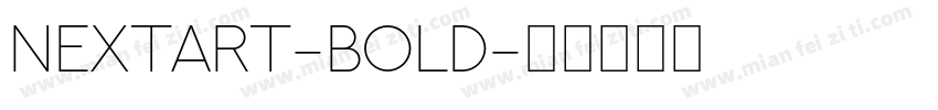 NEXTART-Bold字体转换