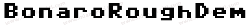 BonaroRoughDemoRough-gxw64字体转换