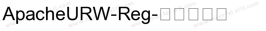 ApacheURW-Reg字体转换
