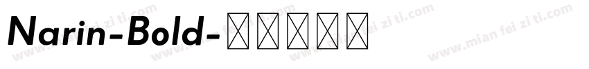 Narin-Bold字体转换
