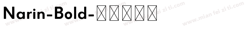 Narin-Bold字体转换