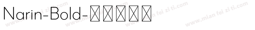 Narin-Bold字体转换