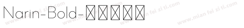 Narin-Bold字体转换