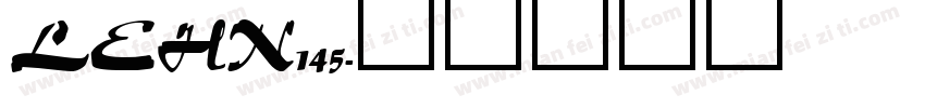 LEHN145字体转换