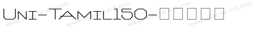 Uni-Tamil150字体转换