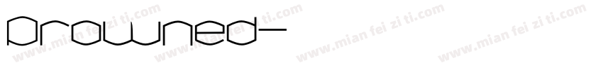 Drowned字体转换