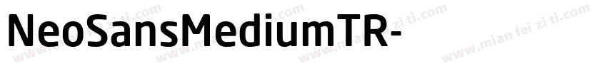 NeoSansMediumTR字体转换