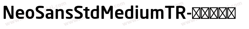 NeoSansStdMediumTR字体转换