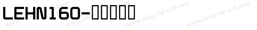 LEHN160字体转换