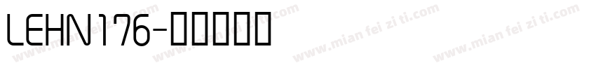 LEHN176字体转换