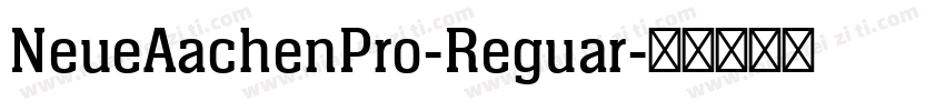 NeueAachenPro-Reguar字体转换