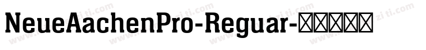 NeueAachenPro-Reguar字体转换