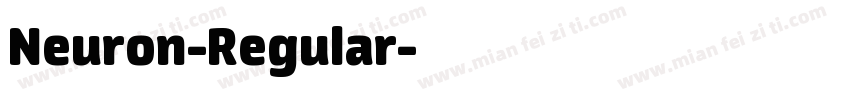 Neuron-Regular字体转换