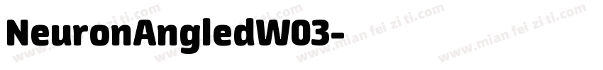 NeuronAngledW03字体转换