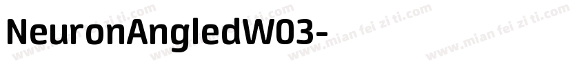 NeuronAngledW03字体转换