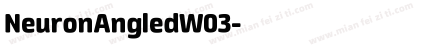 NeuronAngledW03字体转换