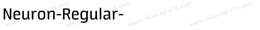 Neuron-Regular字体转换