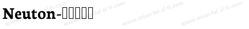 Neuton字体转换