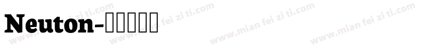 Neuton字体转换