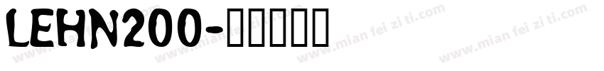 LEHN200字体转换