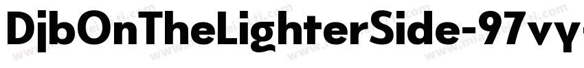 DjbOnTheLighterSide-97vy字体转换