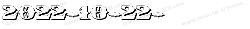 2022-10-22字体转换