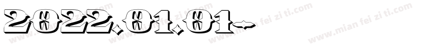 2022.01.01字体转换